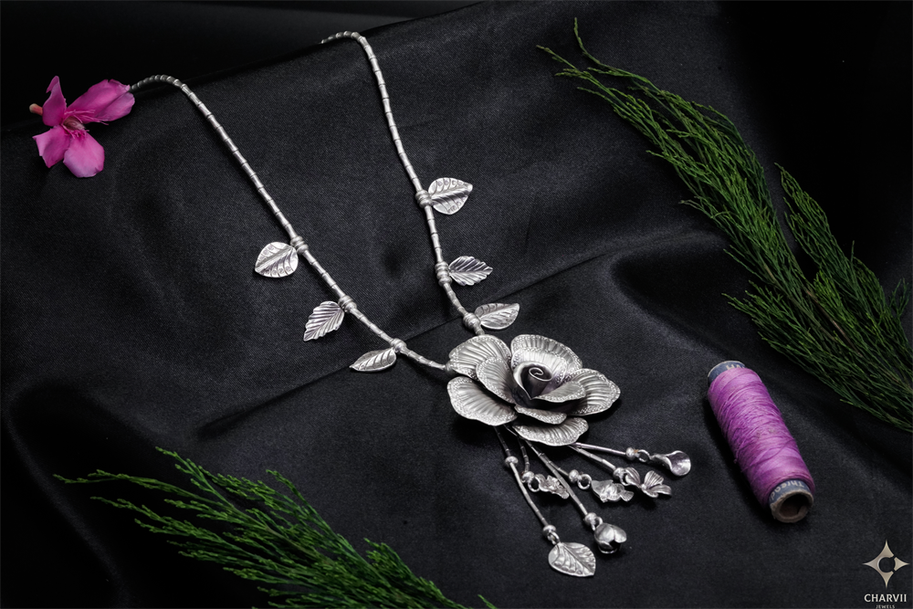 Oxidised Necklace SNE0038 – Chaneira Jewels