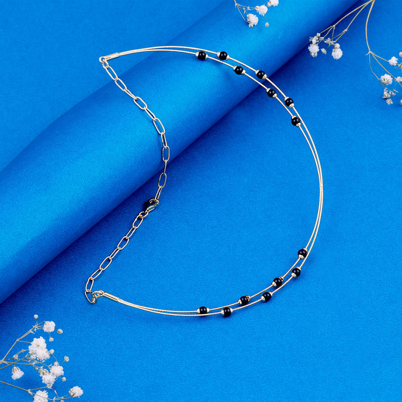 Beads Gold Plated Kanti Jewellery for Women
