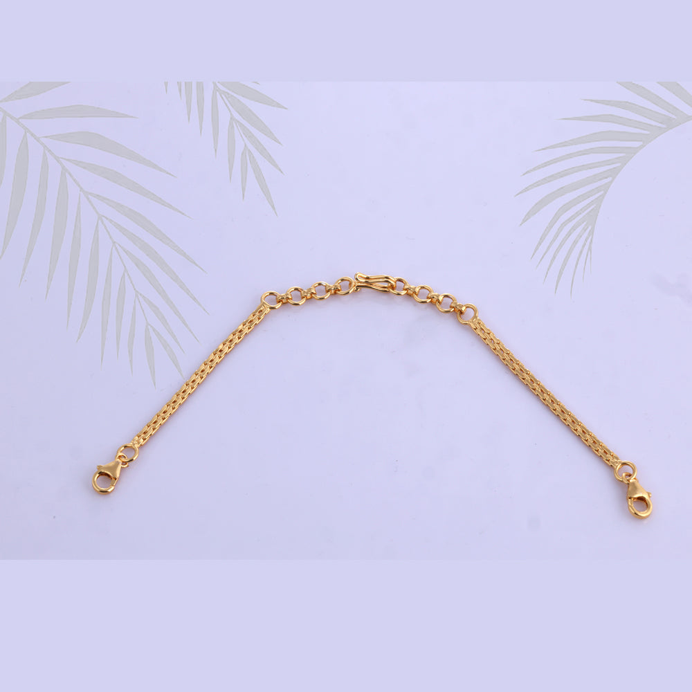 Stylish Gold Plated Back Chain | Coimbatore Chennai