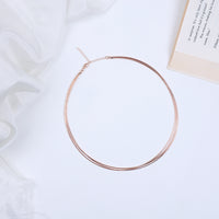 3 Layer Lightweight Silver Rose Gold Chain | Chaneira Jewels| Party Wear