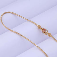 92.5 Silver Gold Plated Mugappu for Chains Styling
