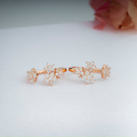 925 Silver CZ Stone Rose Gold Toe Rings | Gift Ready Design