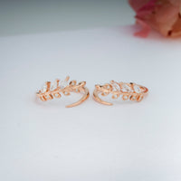 925 Silver CZ Stone Rose Gold Toe Rings | Lightweight Design