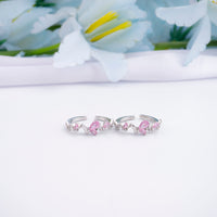 925 Silver CZ Toe Ring for Women