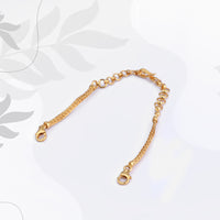 925 Silver Gold Plated Back Chain for Women