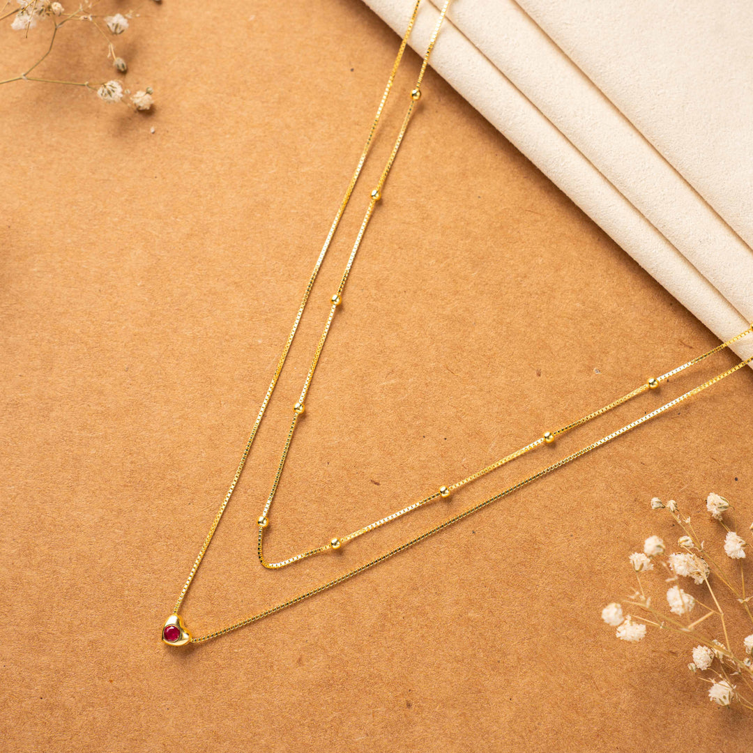 925 Silver Traditional Gold Plated Chain| Party Wear