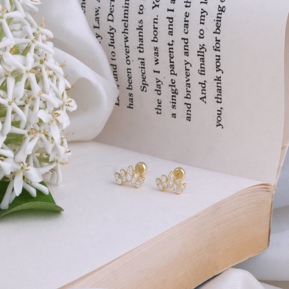 Adjustable Gold Plated Gold Plated Second Stud for Women