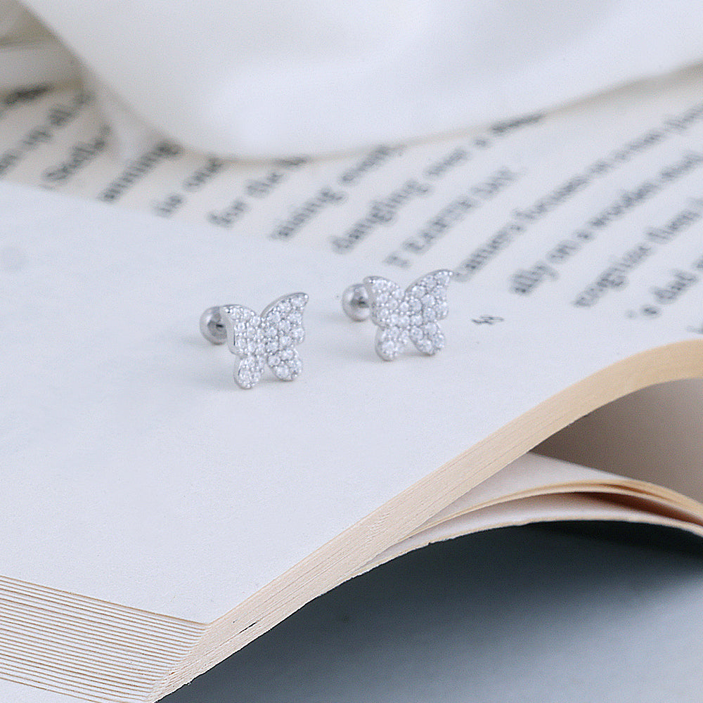 Adjustable Silver Silver Second Stud for Women