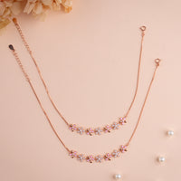 Shop Rose Gold Payal | Genuine 925 Silver