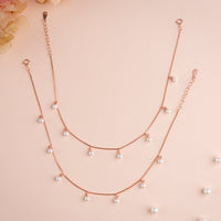 Shop Rose Gold Payal | Stylish Payal Designs