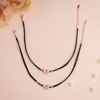 Shop Rose Gold Payal | Pure 92.5 Silver Finish