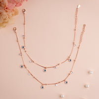 Shop Rose Gold Payal | Womens Silver Jewellery