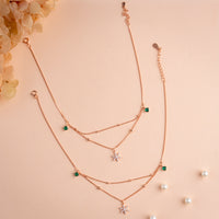 Shop Rose Gold Silver Anklets | Bridal & Daily Styles