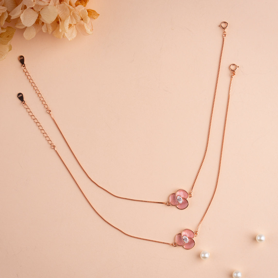 Shop Rose Gold Payal | Free Shipping India
