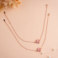 Shop Rose Gold Payal | Free Shipping India