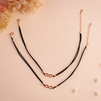Shop Rose Gold Payal | Handcrafted Silver Jewellery