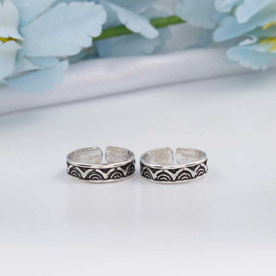 Antique Oxidised Toe Rings for Women /Daily Wear