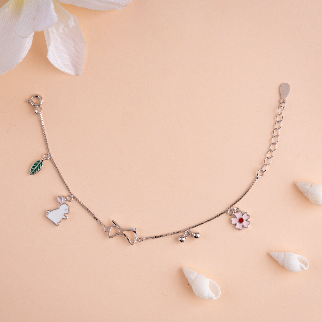 Baby Charms Bracelet in 925 Silver
