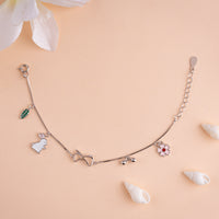 Baby Charms Bracelet in 925 Silver
