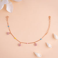 Baby Charms Rose Gold Bracelet Online| Modern