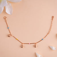 Baby Charms Rose Gold Bracelet for Kids| Daily Wear