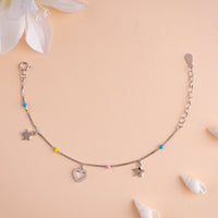 Baby Charms Silver Bracelet for Naming Ceremony