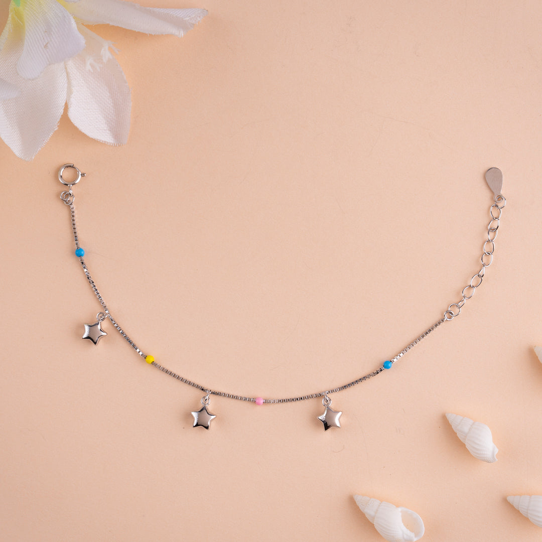 Baby Silver Charms Bracelet Collection| Daily Wear