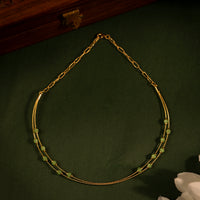 Beads Gold Plated Kanti Design for Daily Wear

