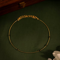 Beads Gold Plated Kanti Necklace for Women
