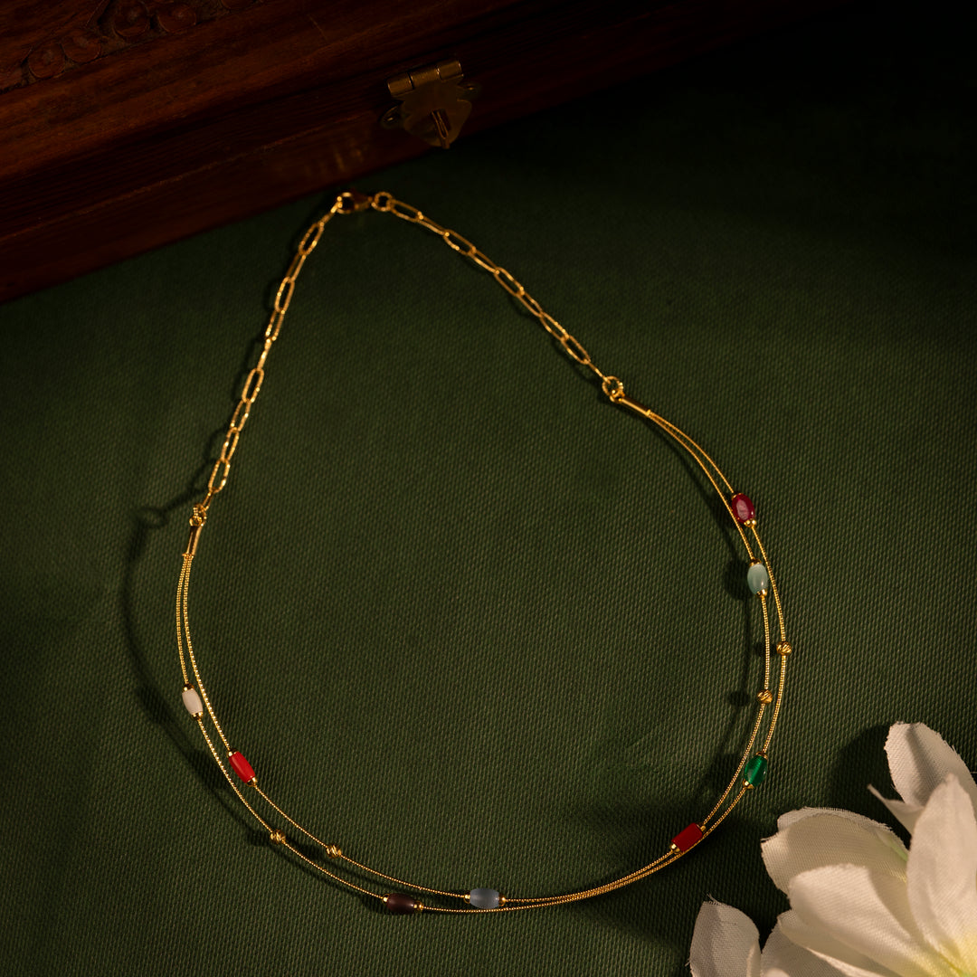 Beads Gold Plated Kanti for Ethnic Wear


