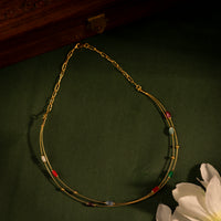 Beads Gold Plated Kanti for Ethnic Wear

