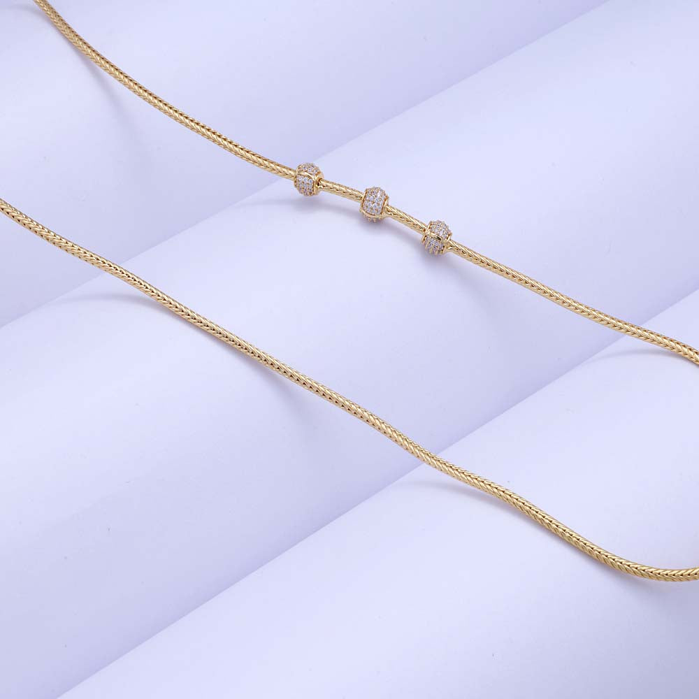 Beautiful Gold Plated Mugappu for Office &amp; Festive Wear