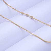 Beautiful Gold Plated Mugappu for Office & Festive Wear