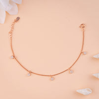 Beautiful Rose Gold CZ Bracelet Design| Daily Wear