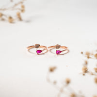 Buy CZ Rose Gold Toe Ring Online
