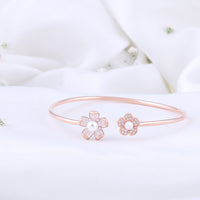 Buy Cz Rose Gold Kada | Chaneira Jewels