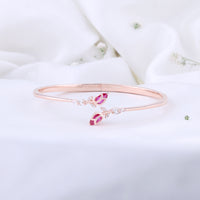 Buy Rose Gold Cz Kada | Chaneira Jewels|Daily Wear