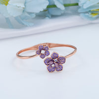 Buy Rose Gold Enamel Kada | Party Wear