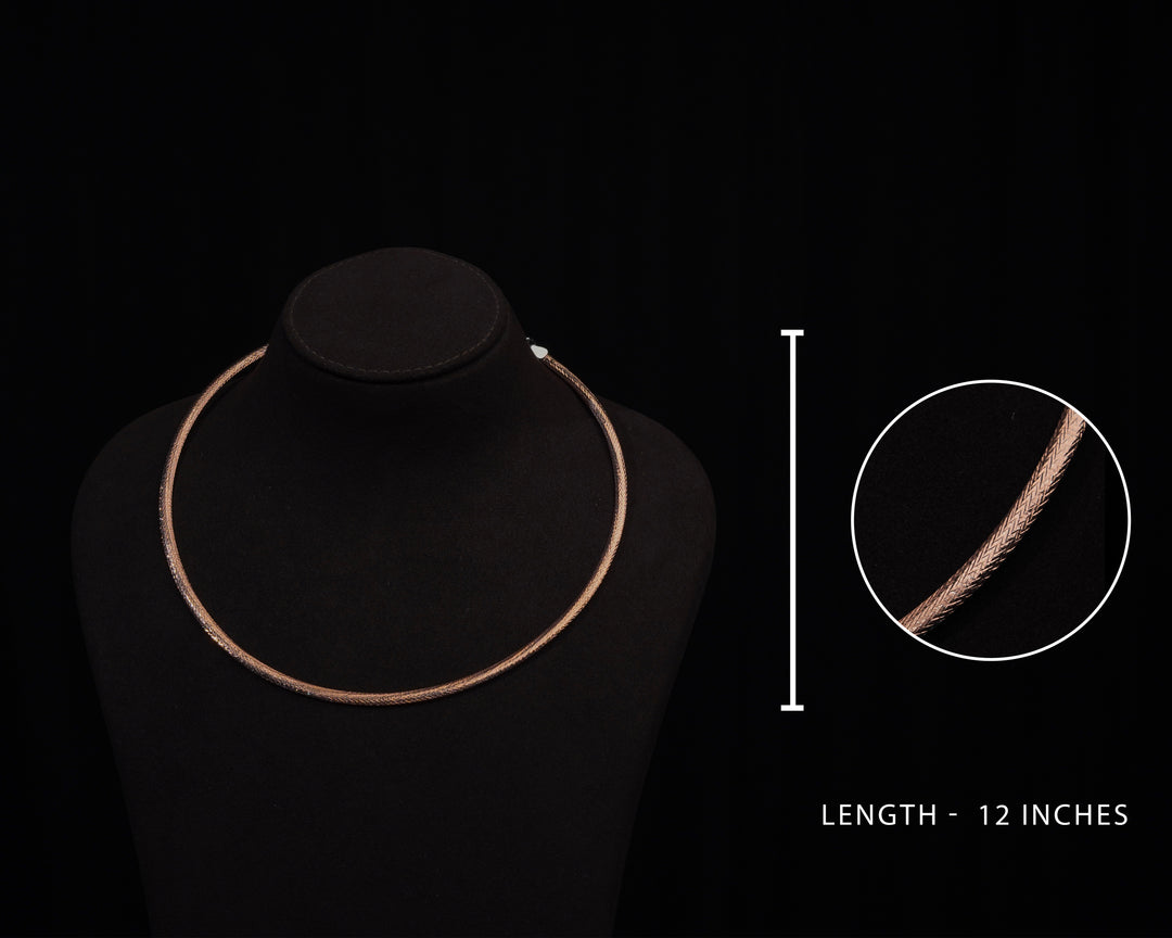 Buy Silver Rose Gold Chain Online | Chaneira Jewels