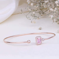 Buy Stone Rose Gold Kada | Chaneira Jewels| Party Wear