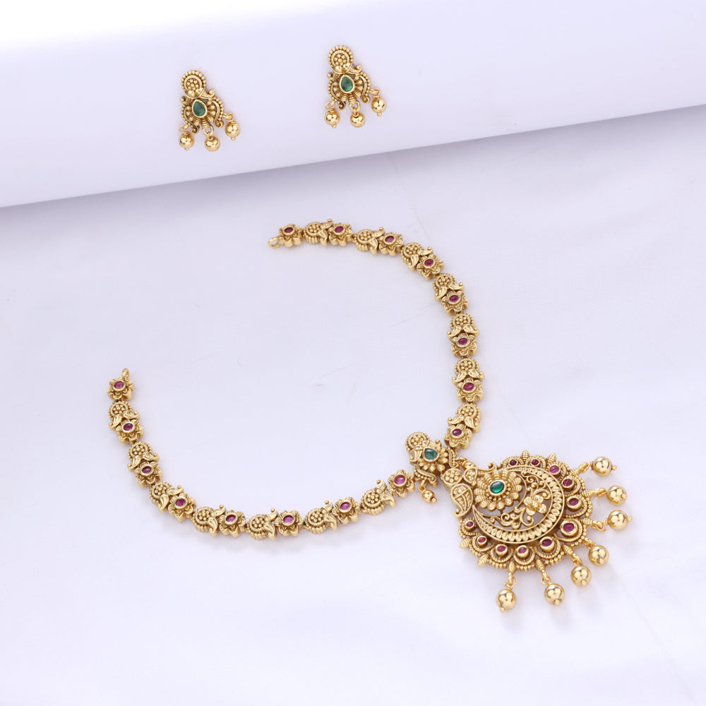 CZ Nagas Necklace | Chaneira Jewels| Bridal 