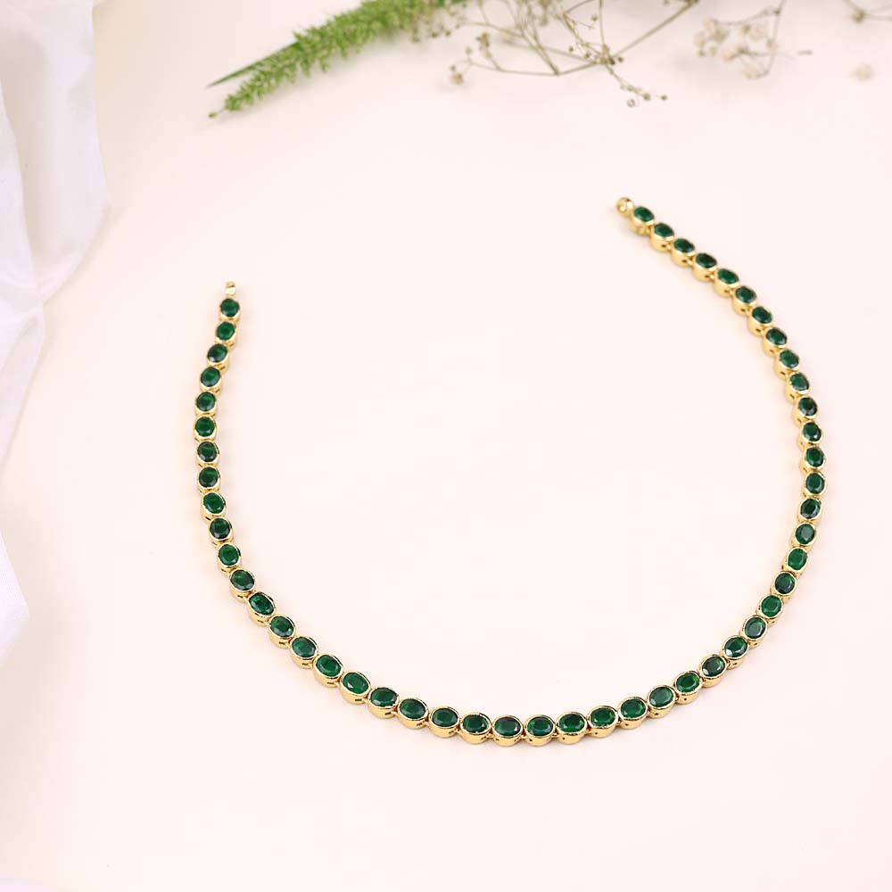 CZ Nagas Necklace | Chaneira Jewels| Minimalist