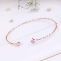 CZ Rose Gold Kada Bracelet | Daily Wear Women Jewellery