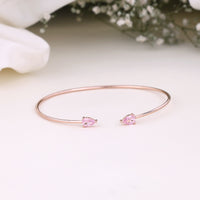 CZ Rose Gold Kada | Chaneira Jewels| Daily Wear