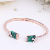 CZ Rose Gold Kada Design | Daily Wear Women Jewellery