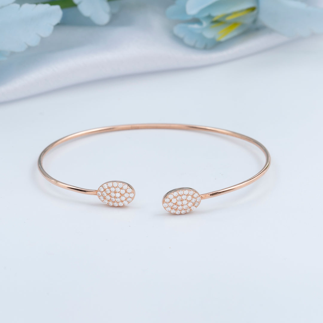CZ Rose Gold Kada Design | Indian Jewellery for Women| Styles
