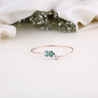 CZ Rose Gold Kada Design | Stylish Bracelet Kada