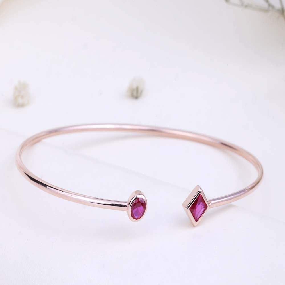 CZ Rose Gold Kada Design for Daily and Festive Wear