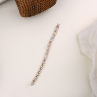 CZ Rose Gold Modern Bracelet Collection