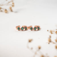 CZ Rose Gold Toe Ring at Chaneira Jewels

